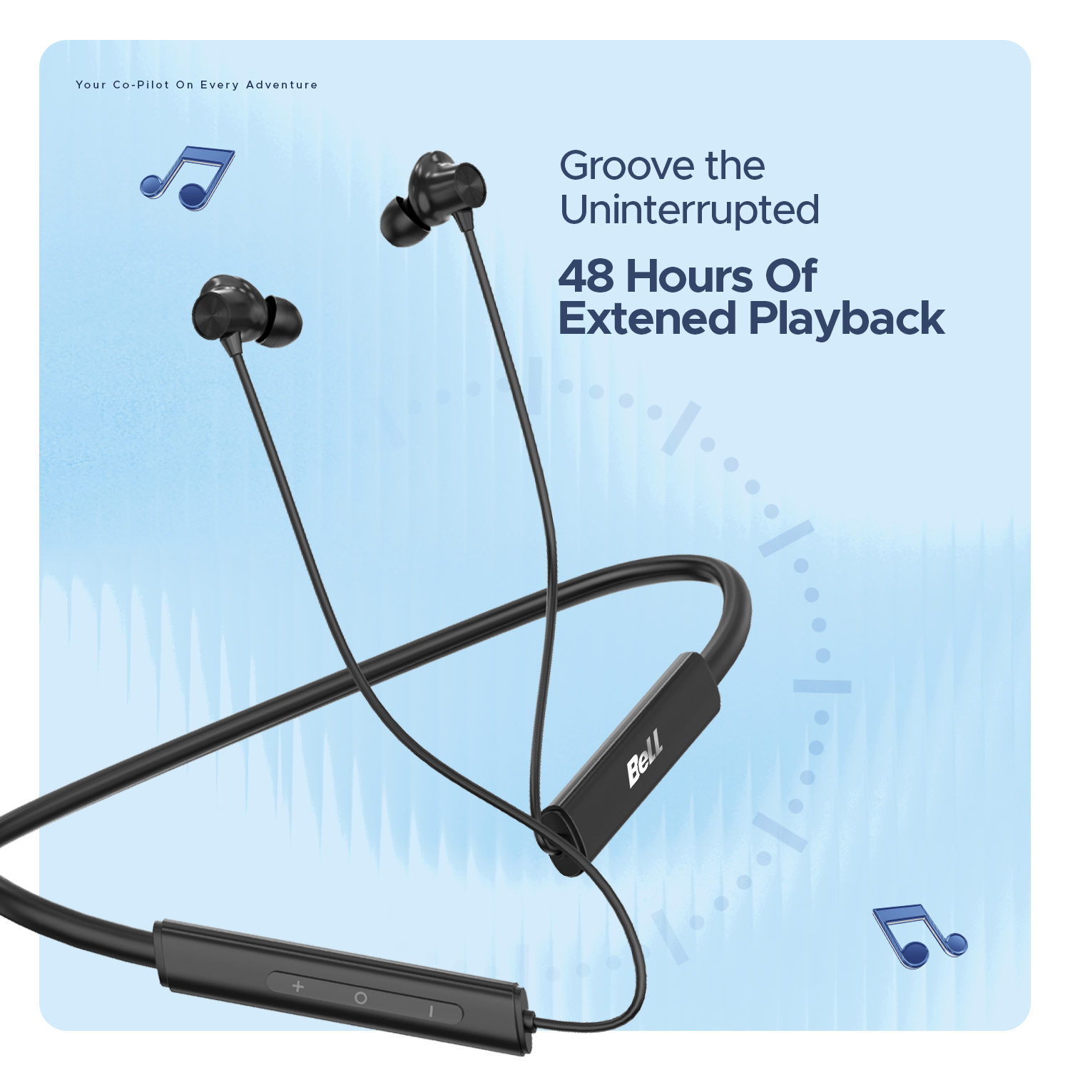 BLNB-259 Premium Classic Neckband – 48H Playback, Dual Pairing & Voice Changer