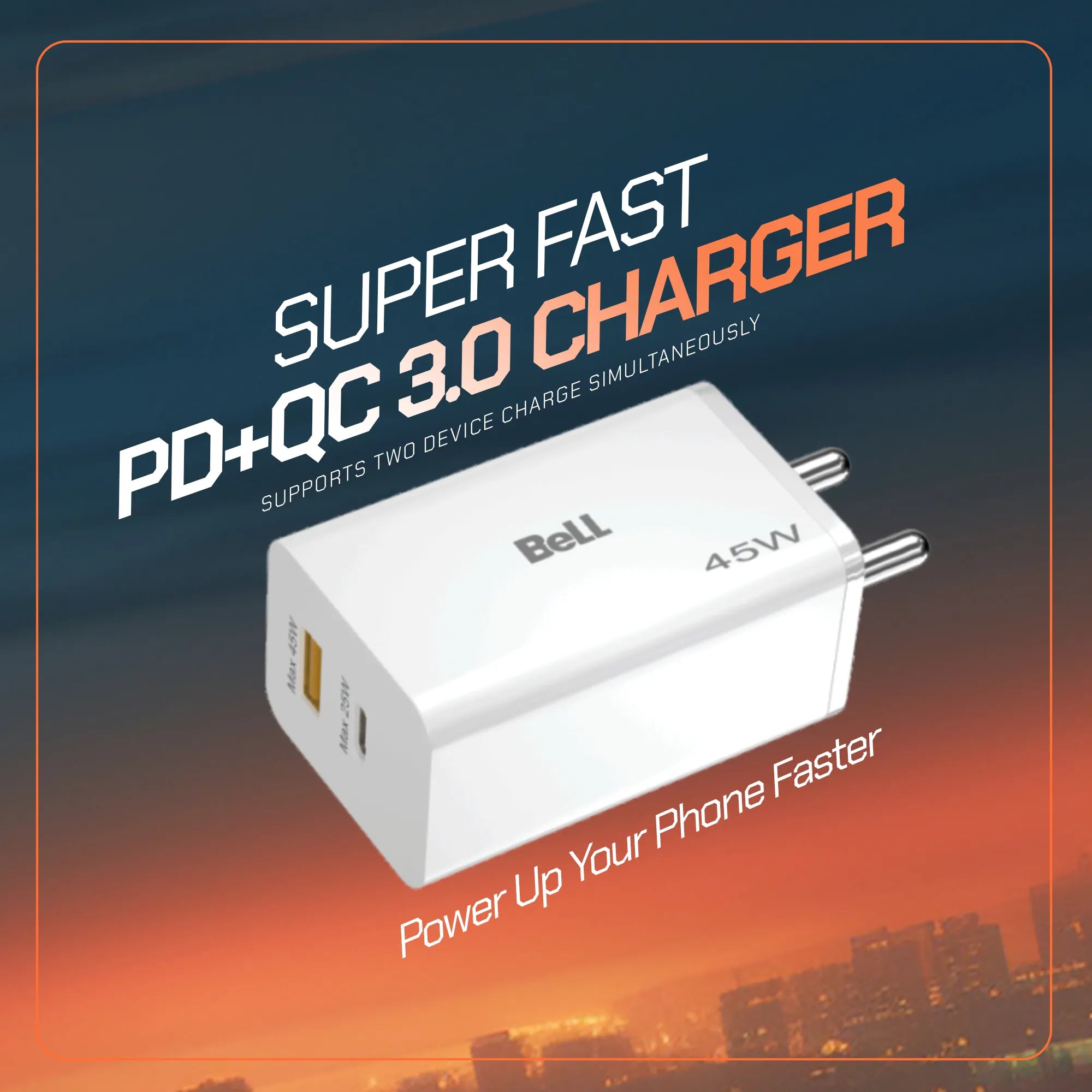 Bell BLQC330A PD+QC Super Charger 45Watt