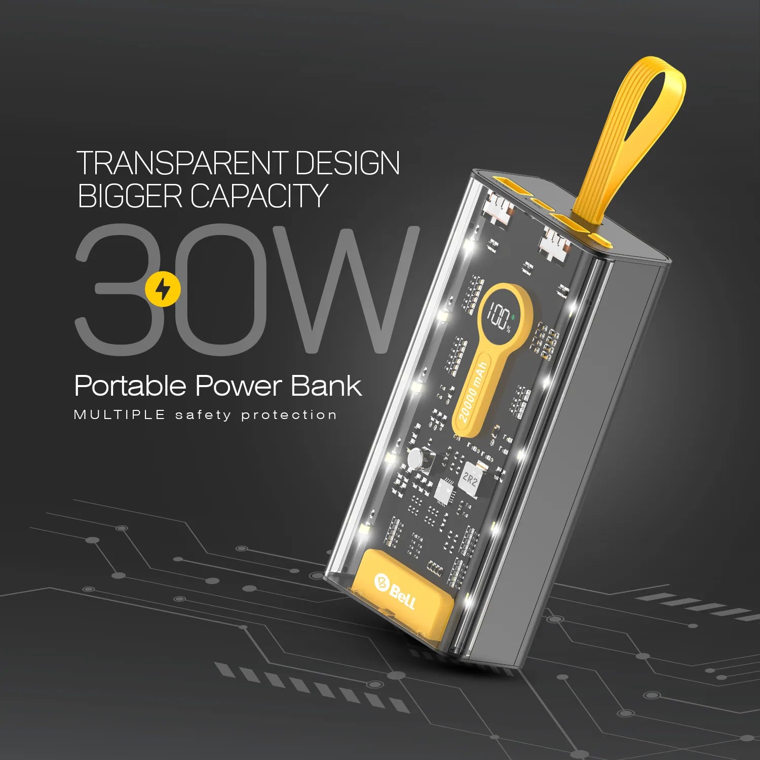 Bell LUMINIOUS Series 20000mAh 30W