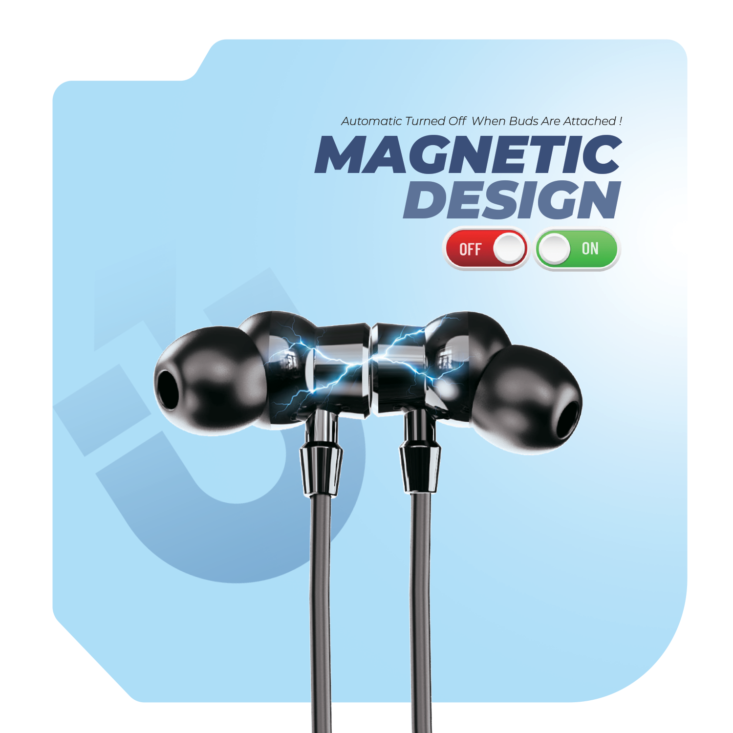 BLNB-235 Flexible Bluetooth Neckband – 60-Hour Playback, Magnetic Buds & Voice Change Technology