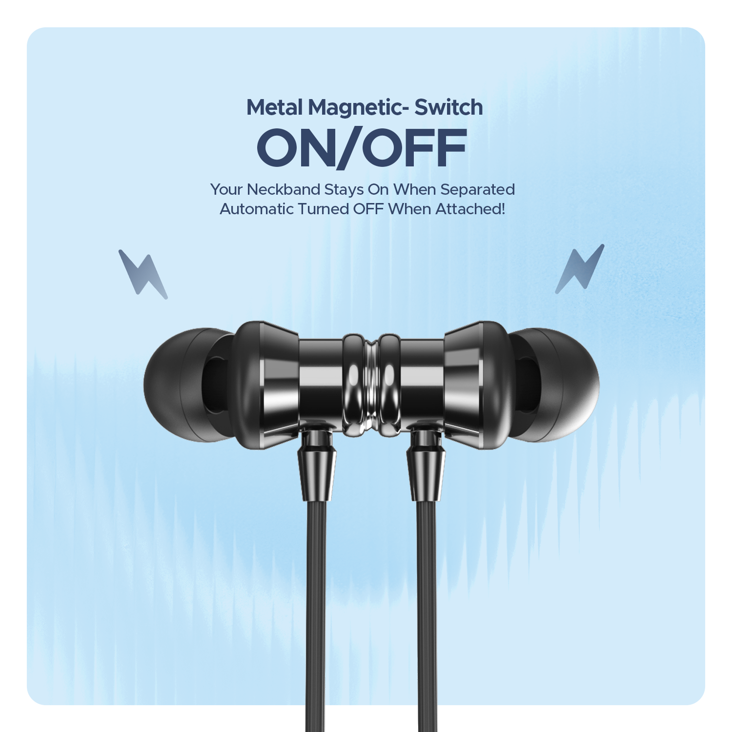 Bell Classic Series BLNB-227 Wireless Neckband Headphones – 48H Playtime, Metal Earbuds, ENC Noise Reduction, Vibration Alert