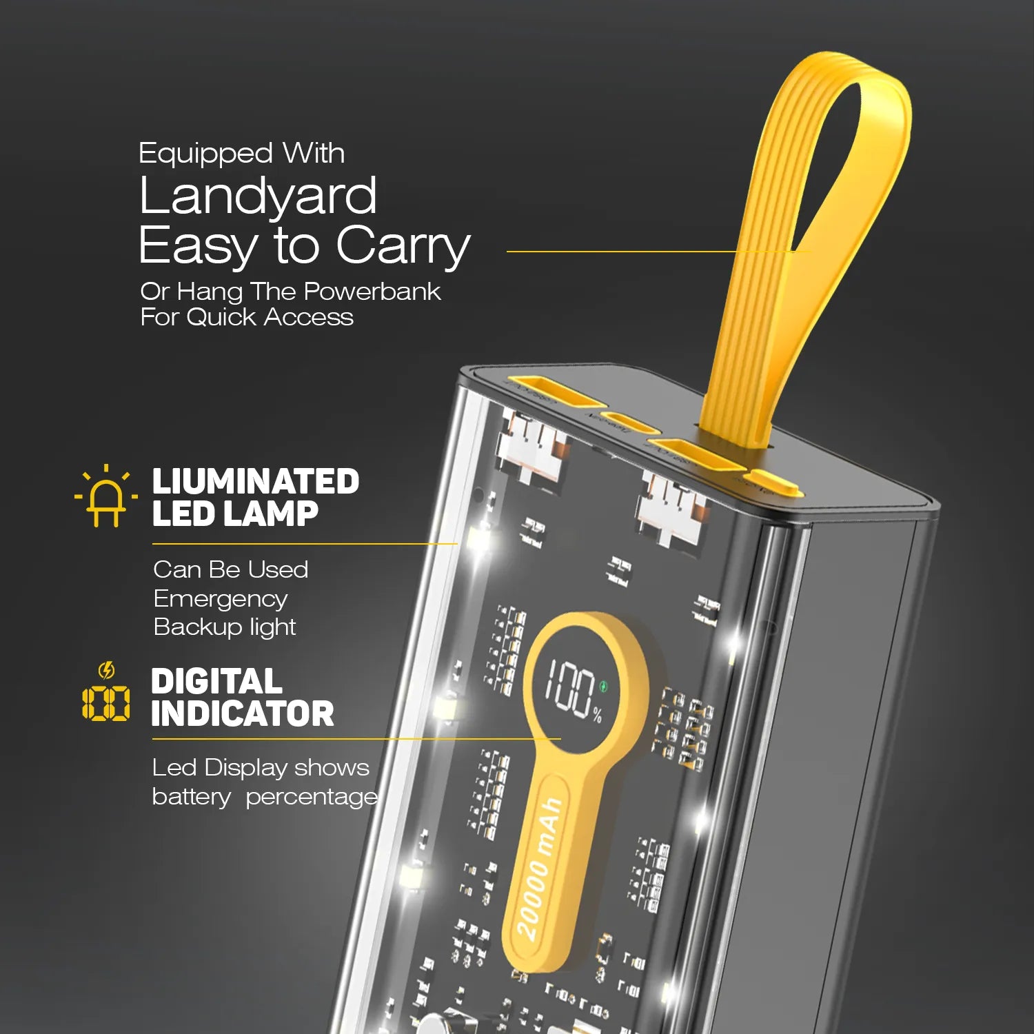 Bell LUMINIOUS Series 20000mAh 30W