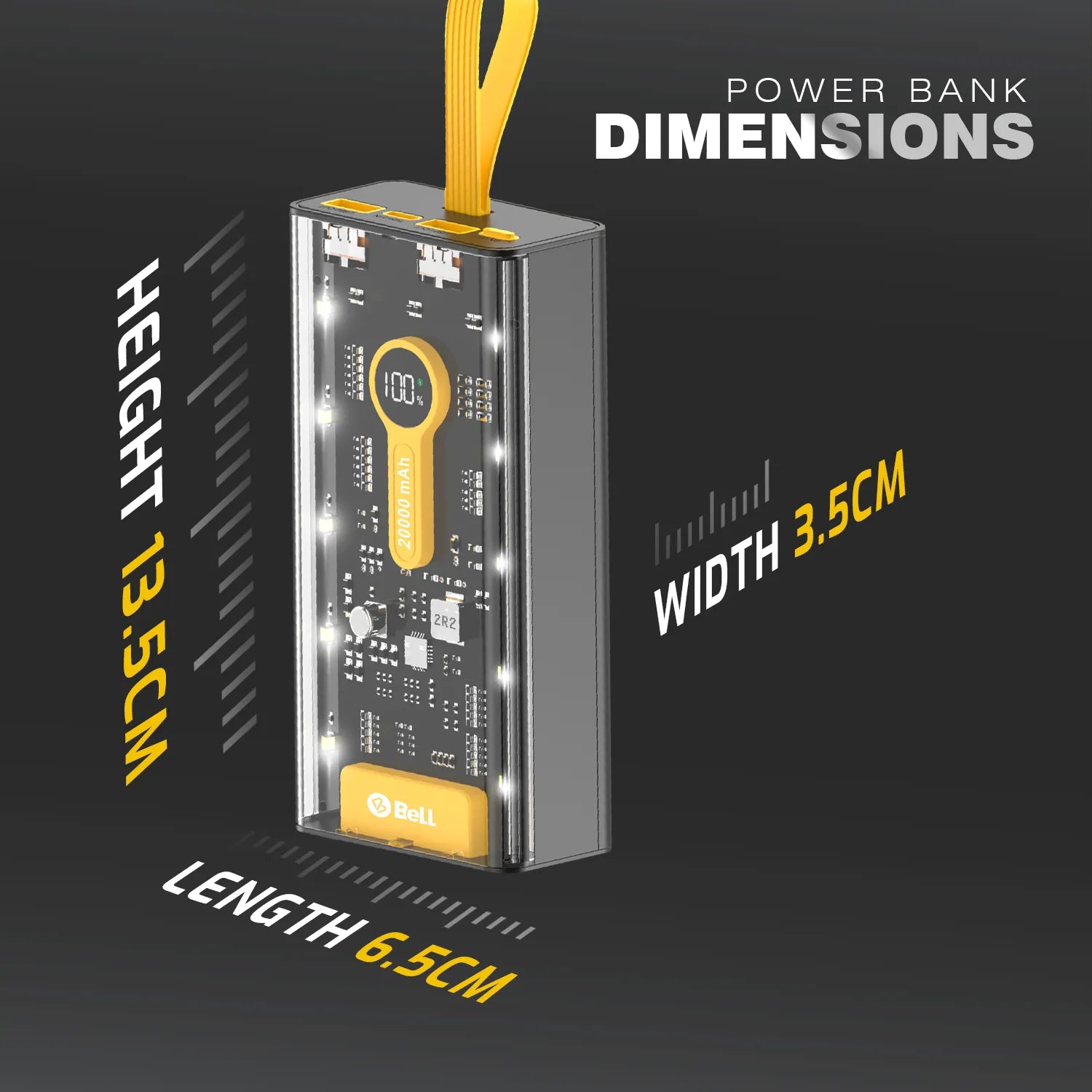 Bell LUMINIOUS Series 20000mAh 30W