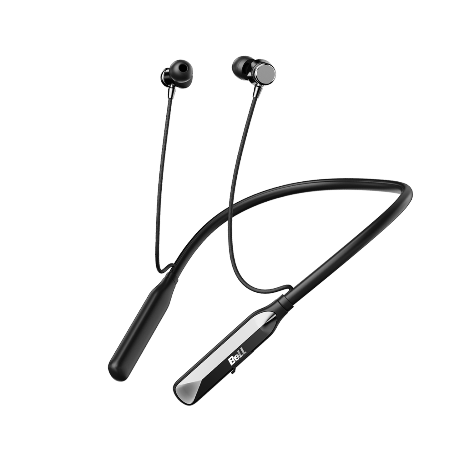 Bell Classic Series BLNB-227 Wireless Neckband Headphones – 48H Playtime, Metal Earbuds, ENC Noise Reduction, Vibration Alert