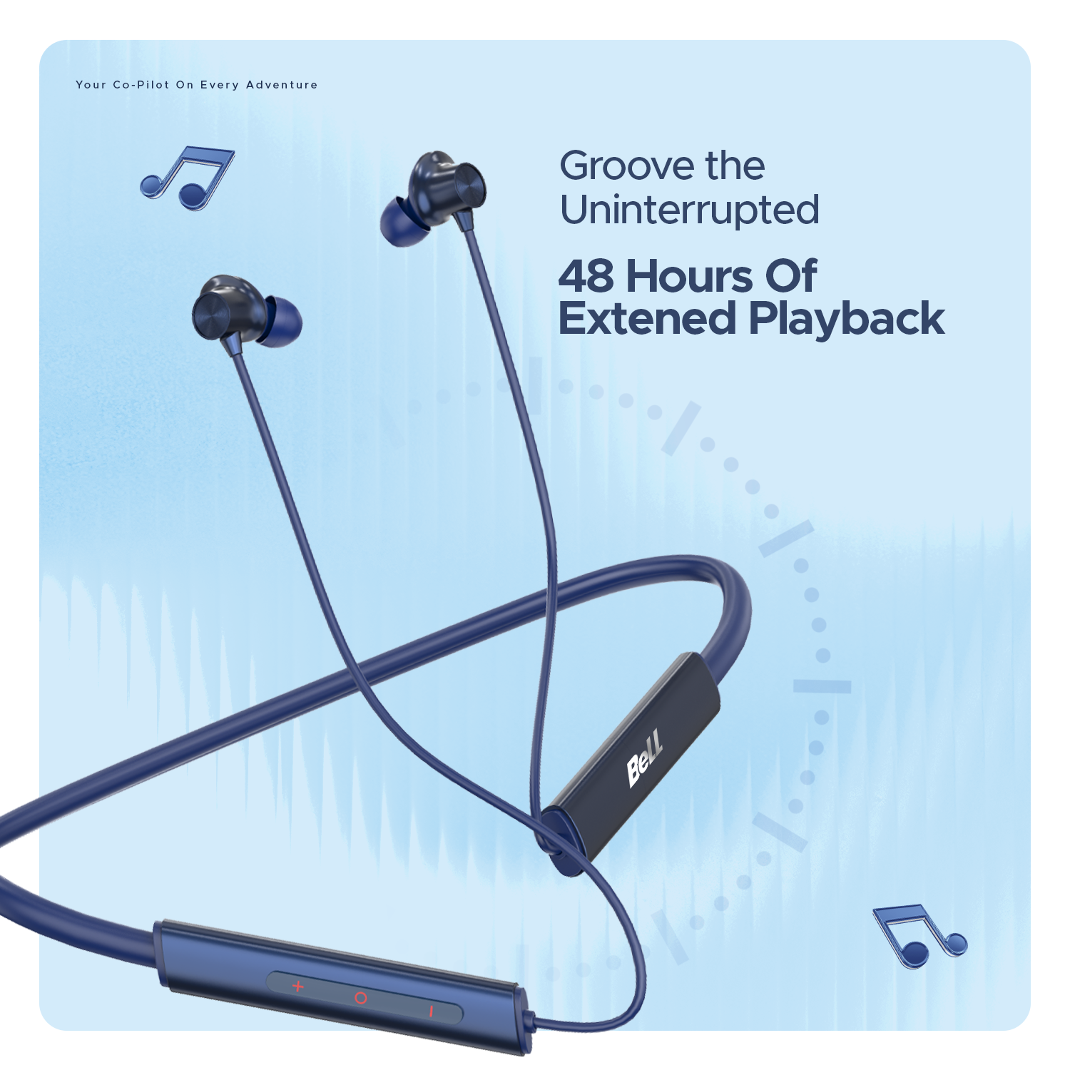 BLNB-259 Premium Classic Neckband – 48H Playback, Dual Pairing & Voice Changer
