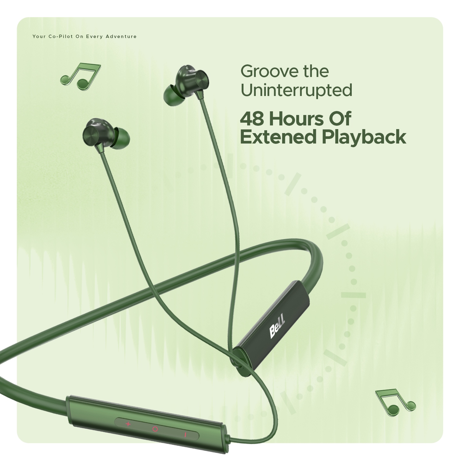 BLNB-259 Premium Classic Neckband – 48H Playback, Dual Pairing & Voice Changer