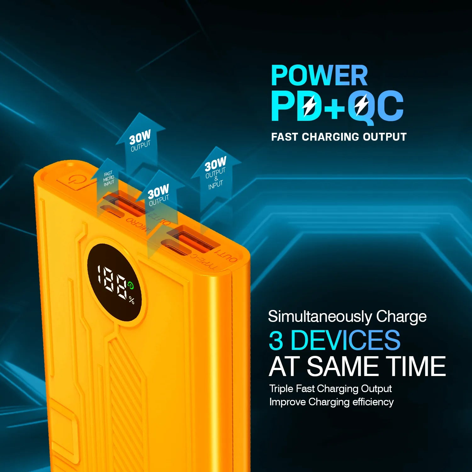 Bell PowerBank Cyber Series 10000mAh Power Bank 30W