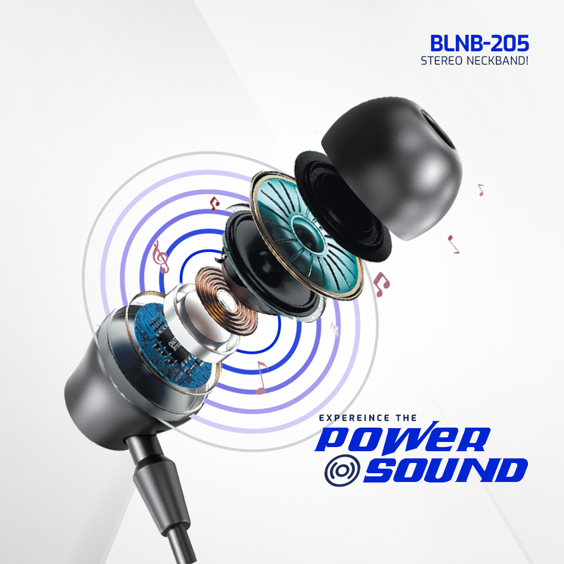 BeLL BLNB-205 Stereo Neckband – Power Meets Performance