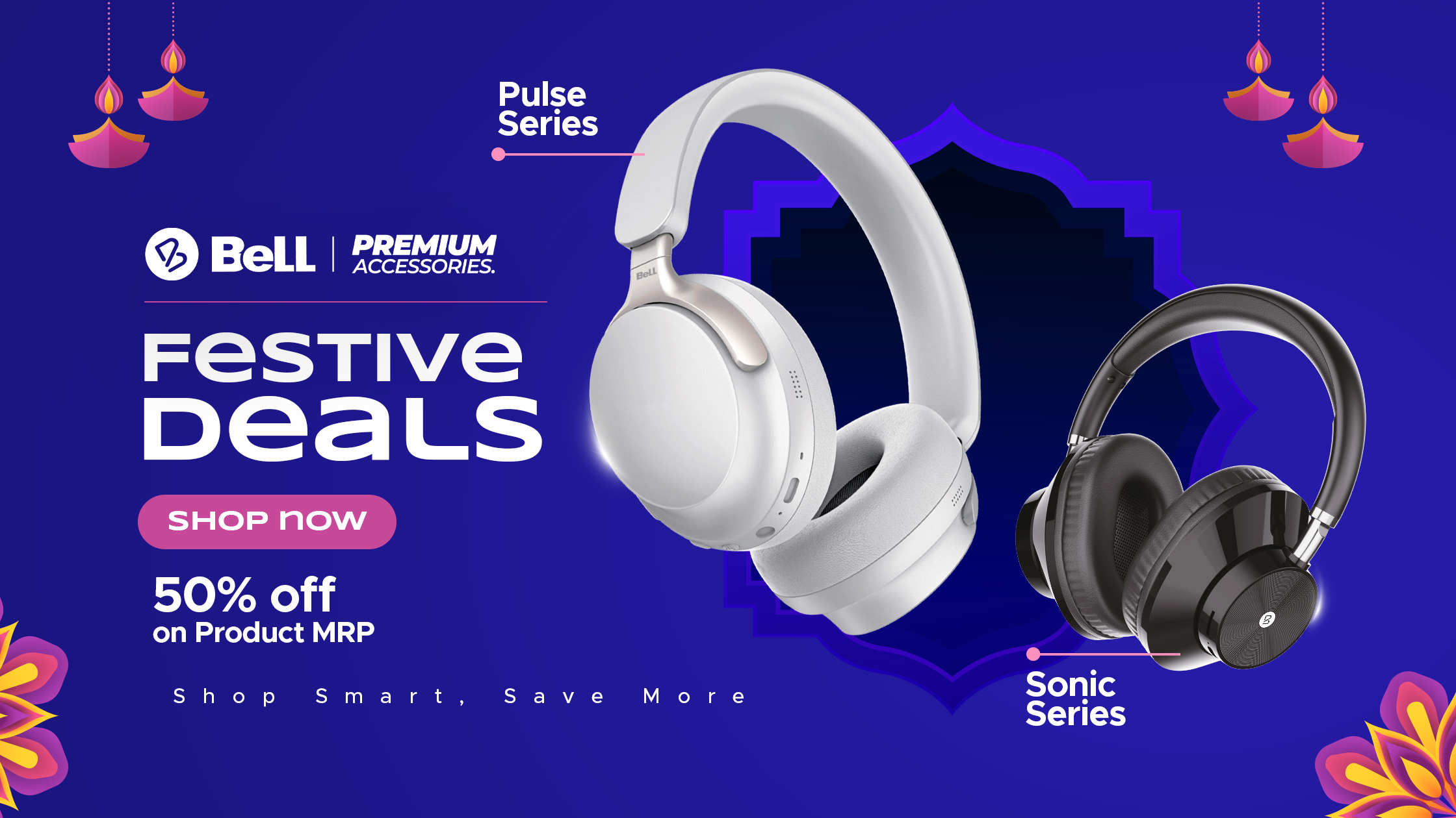 Wireless Bluetooth Headphone Festive Deals 2025