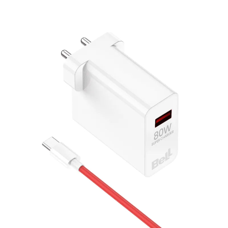 Bell BLQC328A Super Charger with Type-C Cable, Single Port 80W