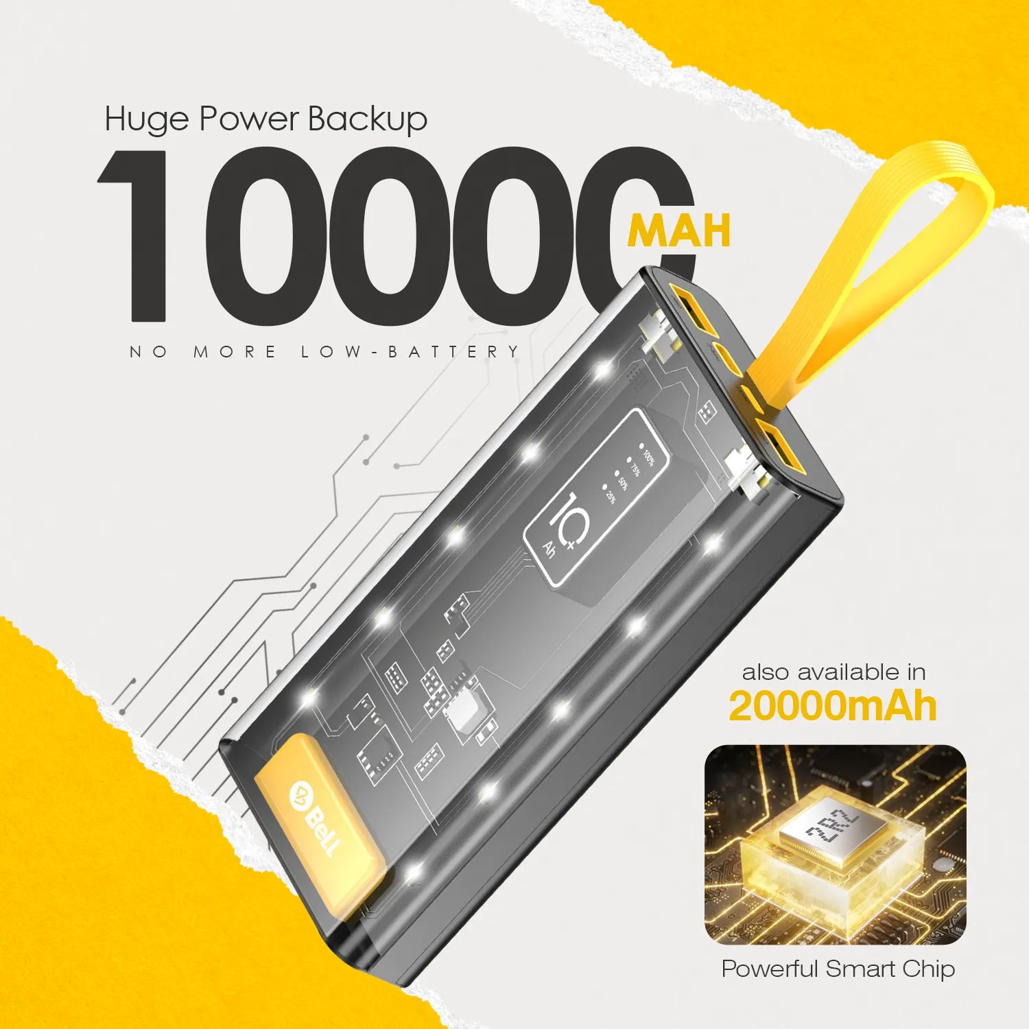 Bell PowerBank Fair Series 10000mAh Power Bank 15W