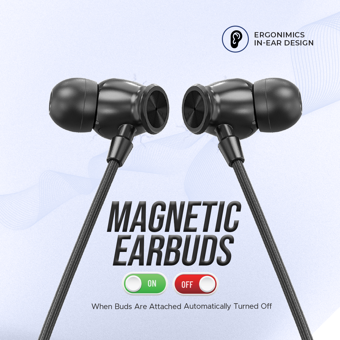 BLNB-237 Wireless Bluetooth Neckband – 50H Playtime, ENC Noise Cancellation & Magnetic Power Control