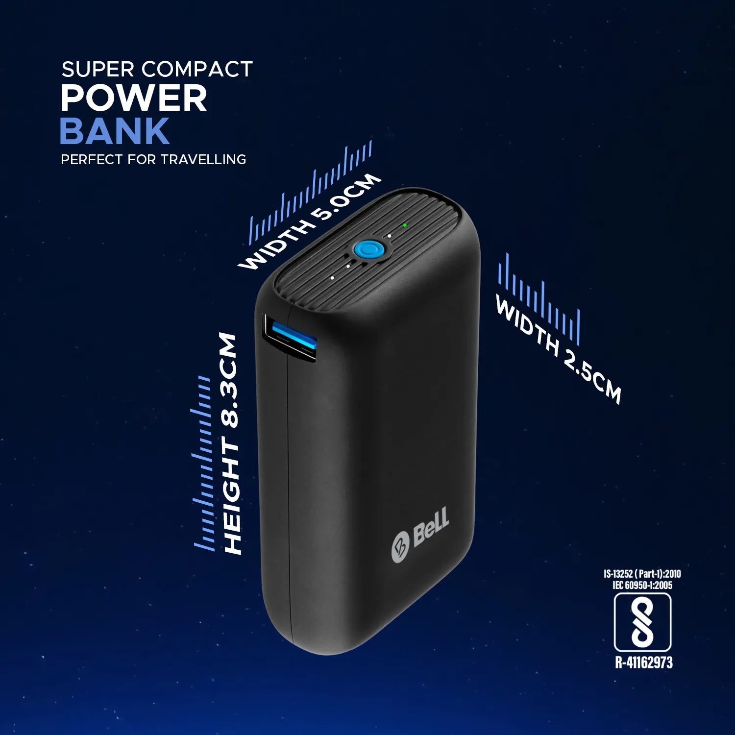 Bell PowerBank Nano Series 10000mAh Power Bank 25W