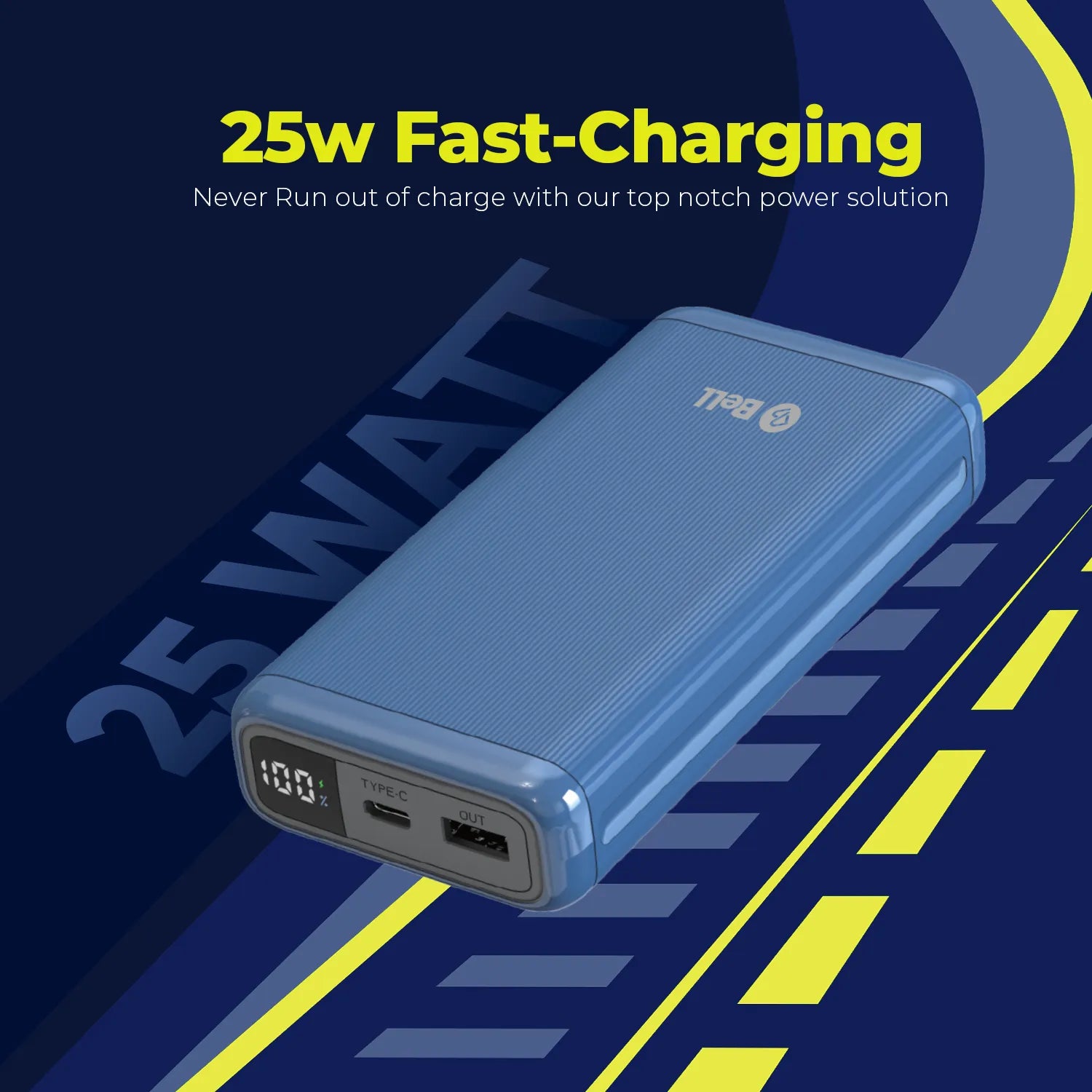 Bell PowerBank SLEEK Series 20000mAh Power Bank 25W