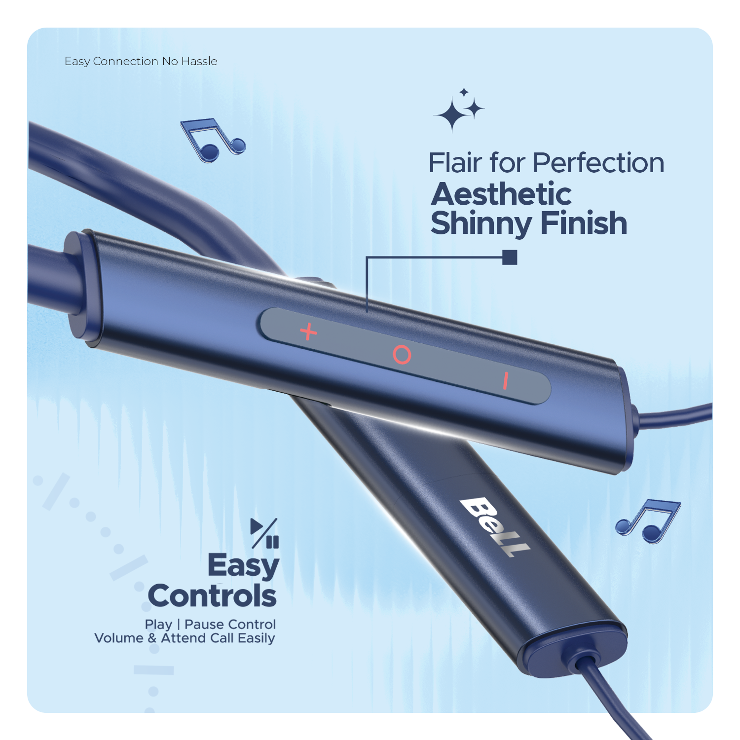 BLNB-259 Premium Classic Neckband – 48H Playback, Dual Pairing & Voice Changer
