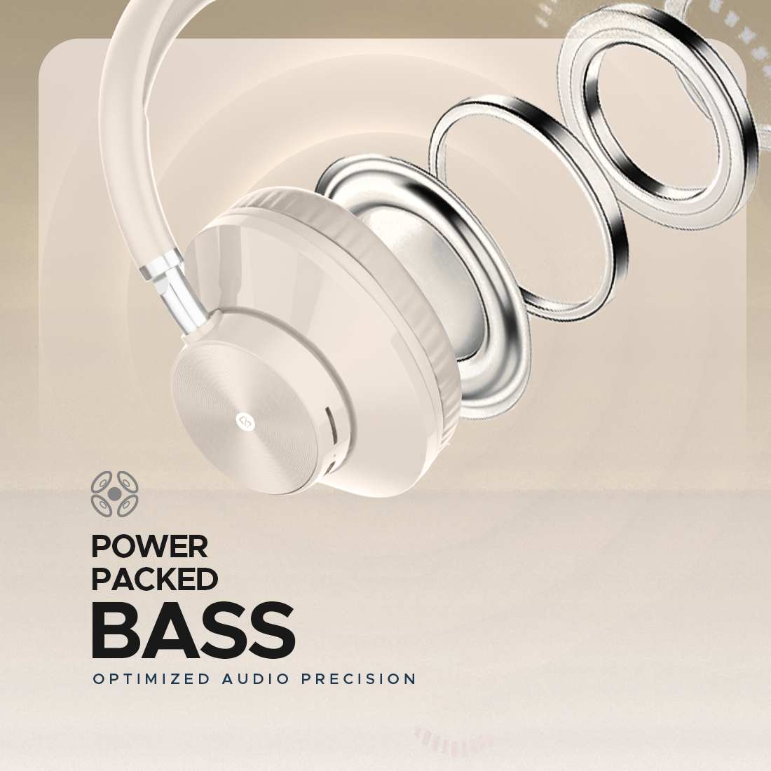 Bell Sonic Wireless Bluetooth Headphones | Deep Bass Over-Ear Headphones with 10-Hour Playback, Adjustable Headband & AUX Mode