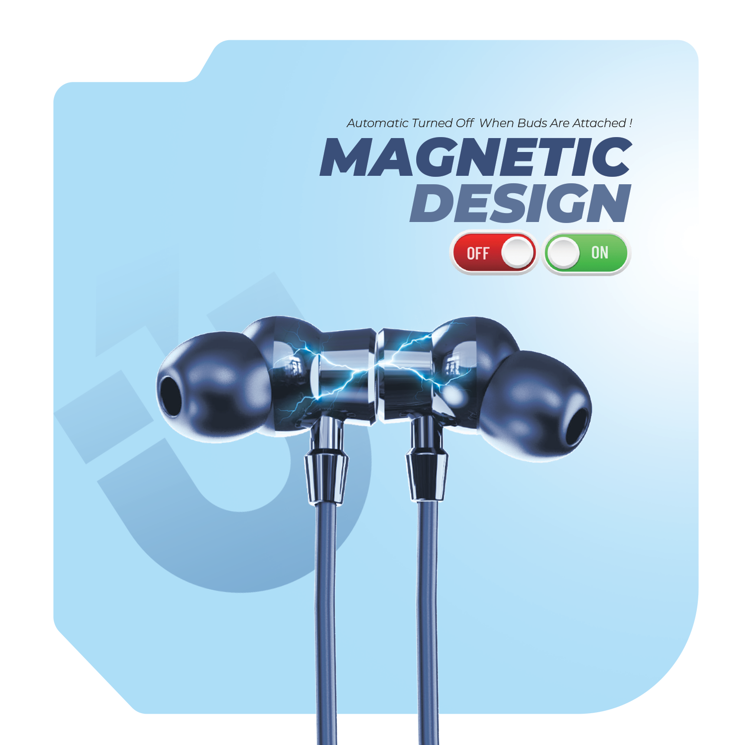 BLNB-235 Flexible Bluetooth Neckband – 60-Hour Playback, Magnetic Buds & Voice Change Technology