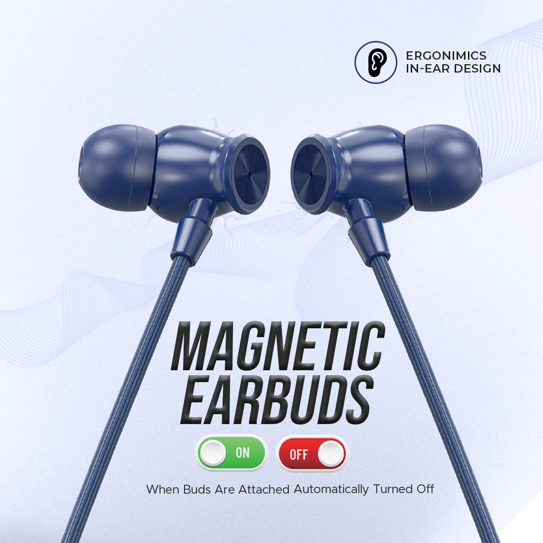 BLNB-237 Wireless Bluetooth Neckband – 50H Playtime, ENC Noise Cancellation & Magnetic Power Control