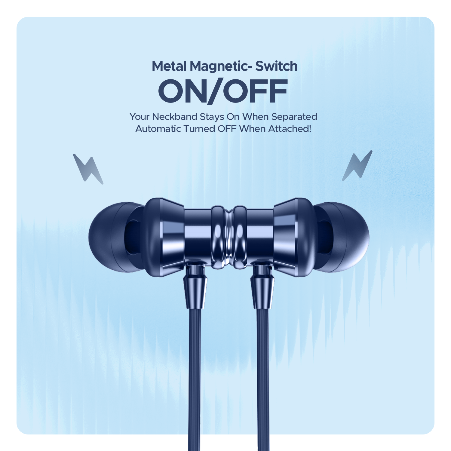 Bell Classic Series BLNB-227 Wireless Neckband Headphones – 48H Playtime, Metal Earbuds, ENC Noise Reduction, Vibration Alert