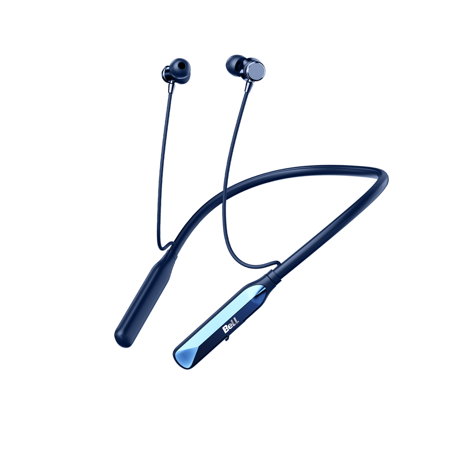 Bell Classic Series BLNB-227 Wireless Neckband Headphones – 48H Playtime, Metal Earbuds, ENC Noise Reduction, Vibration Alert